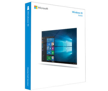 Embalaje original de la venta al por menor del hogar de Microsoft Windows 10 del software