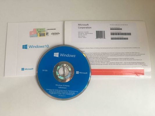 Embalaje casero del DVD del OEM de Windows 10 multi de la lengua con la etiqueta engomada del COA
