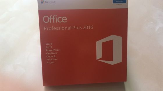 Profesional inglés de Microsoft Office 2016 de la PC de la versión 1 más DVD